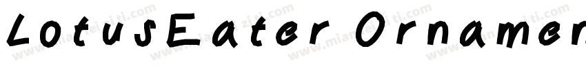 LotusEater Ornaments字体转换